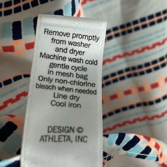 Athleta Tank Top Womens XS V-Neck Tassels Halter Beachy Athleisure Boho Sporty - Picture 10 of 11